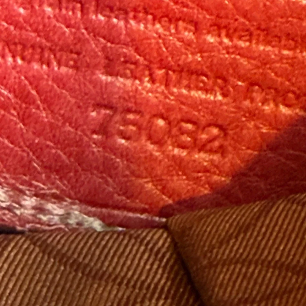 Fossil Red‎ Pebbled Leather Crossbody Bag ZB032 Small Messenger Purse